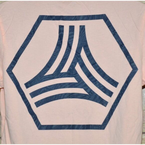 Adidas Tango T-Shirt Men's L Peach 100% Cotton Athletic Tee Soccer Sportswear - Picture 6 of 9